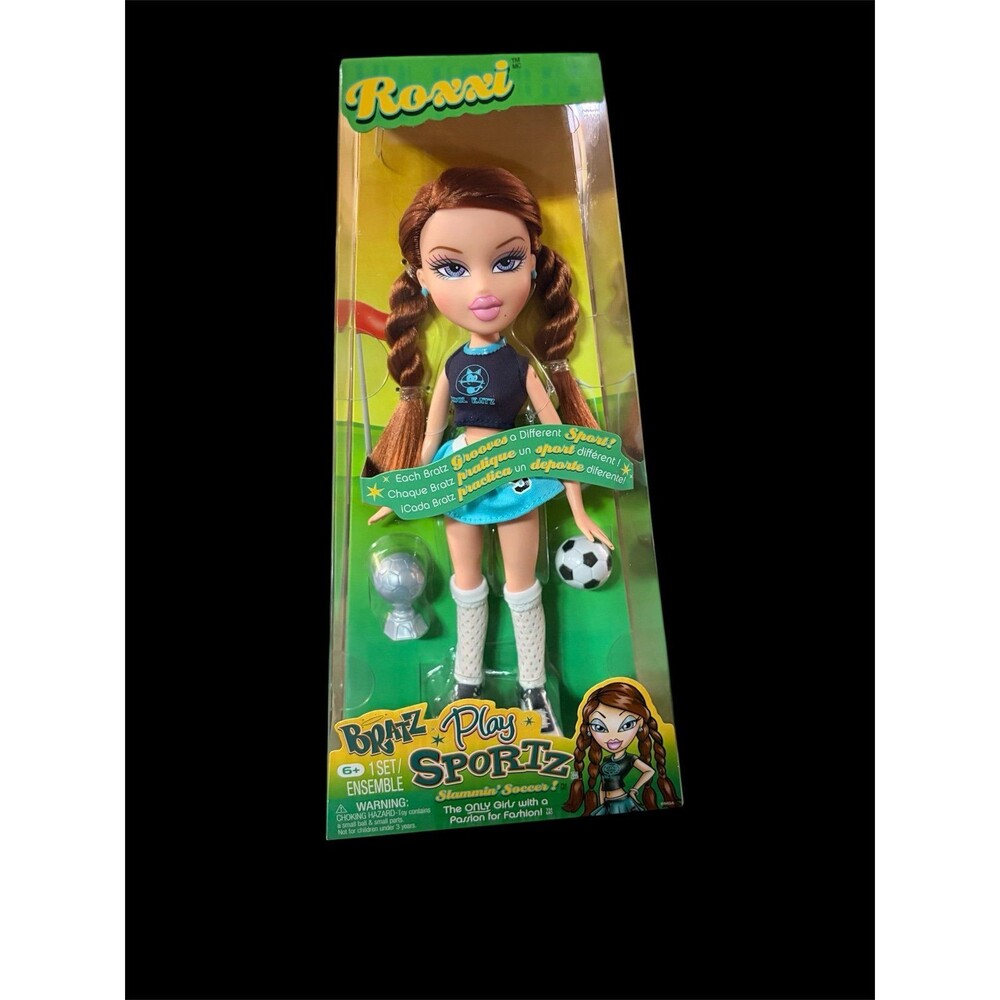 Bratz Play Sportz Roxxi Slammin’ Soccer Doll NIB MGA Rare Y2K Collectible